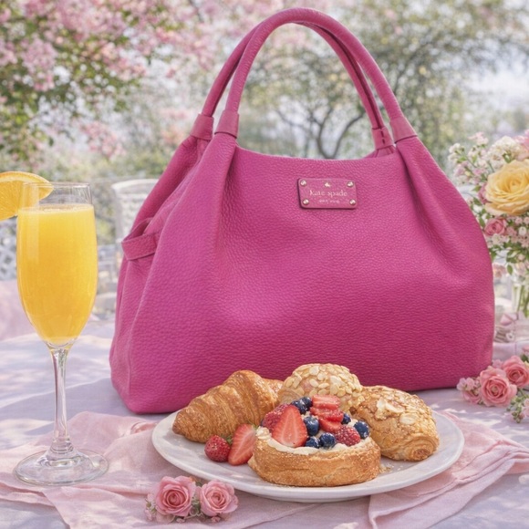 kate spade Handbags - Kate Spade Pink Satchel (pristine condition)